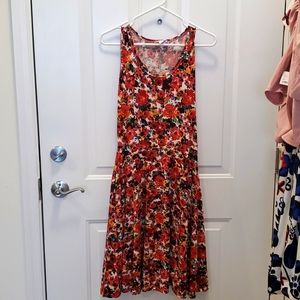 Summer Sleeveless Dress, Floral